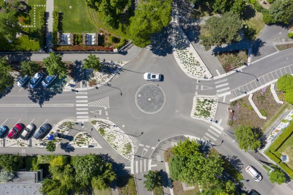 Marczibányi tér körforgalmak